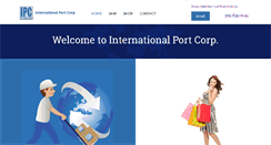 Desktop Screenshot of internationalportcorp.com